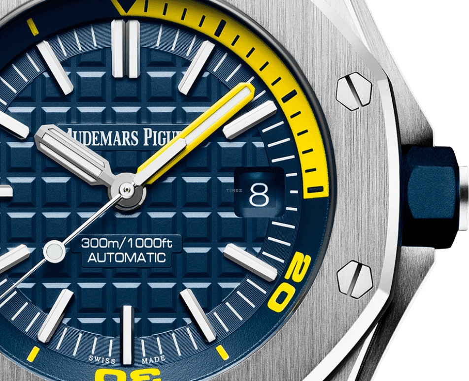 Audemars Piguet,Royal Oak Offshore 42mm,42mm,Stainless Steel,Blue,Automatic,Day,60hours,15710ST,15710ST.OO.A027CA.01