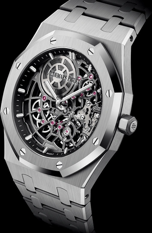 Audemars Piguet,Royal Oak 39mm,39mm,White Gold,Grey,Skeleton,Automatic,55hours,In-house Caliber,Serena Williams,16204BC,16204BC.OO.1240BC.01