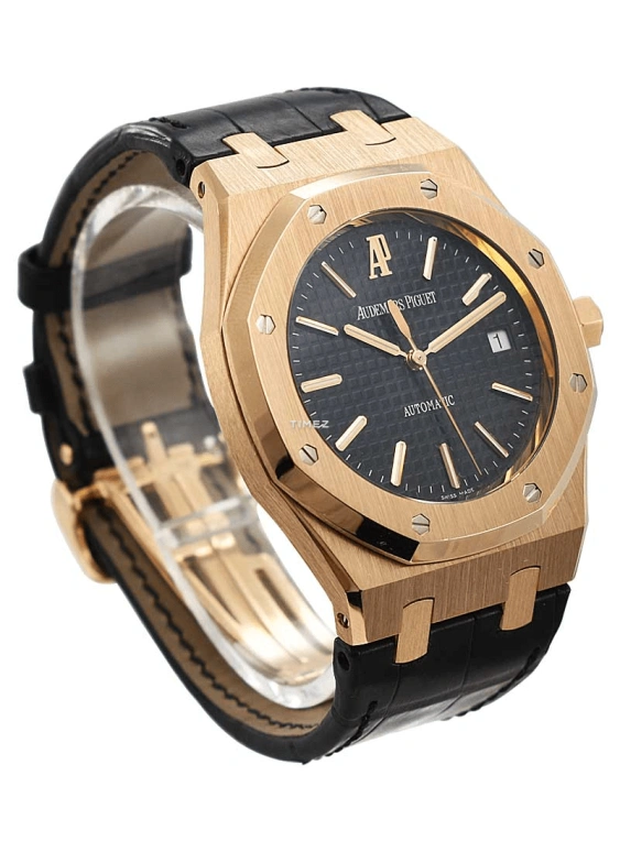 Audemars Piguet,Royal Oak 39mm,39mm,Rose Gold,Black,Automatic,Day,60hours,153000R,153000R.OO.D002CR.01