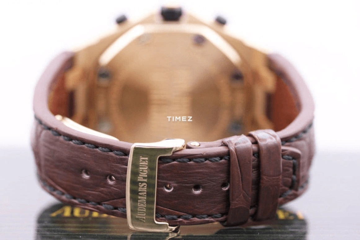 Audemars Piguet,Royal Oak Offshore 42mm,42mm,Rose Gold,Brown,Automatic,Chronograph,Day,26192OR,26192OR.D0801CR.01