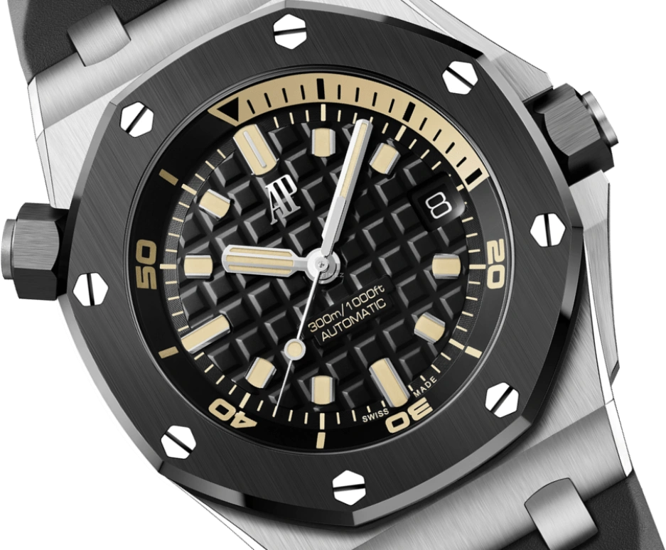 Audemars Piguet,Royal Oak Offshore 42mm,42mm,Ceramic,White Gold,Black,Automatic,Day,60hours,15720CN,15720CN.OO.A002CA.01
