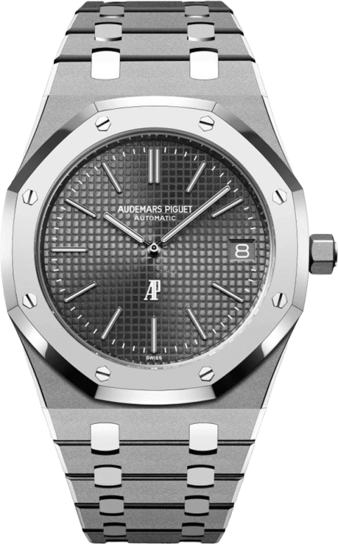 Audemars Piguet,Royal Oak 39mm,39mm,Titanium,BMG,Grey,Automatic,Day,40hours,15202XT,15202XT.GG.1240XT.99