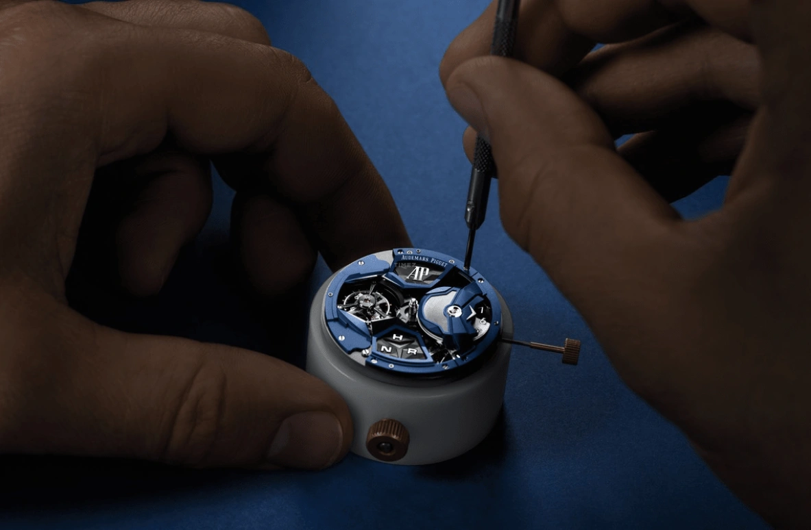 Audemars Piguet,Royal Oak Concept 44mm,44mm,Titanium,Ceramic,Skeleton,Handwound,Dule Time,Tourbillon,Function Selector,26589IO,26589IO.OO.D030CA.01