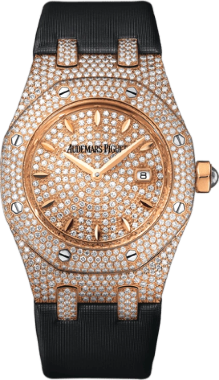 Audemars Piguet,Royal Oak 33mm,33mm,Pink Gold,Rose Gold,Quartz,Day,In-house Caliber,67625OR,67625OR.ZZ.D009SU.01