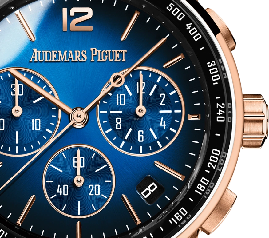 Audemars Piguet,CODE 11.59 41mm,41mm,Pink Gold,Purple,Automatic,Chronograph,Day,Flyback,26393OR,26393OR.OO.A002KB.03