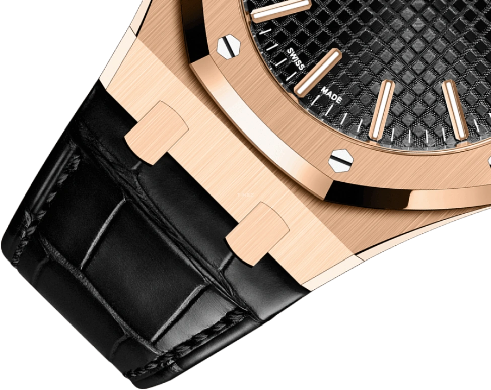 Audemars Piguet,Royal Oak 41mm,41mm,Rose Gold,Black,Automatic,Day,70hours,15510OR,15510OR.OO.D002CR.01 50th