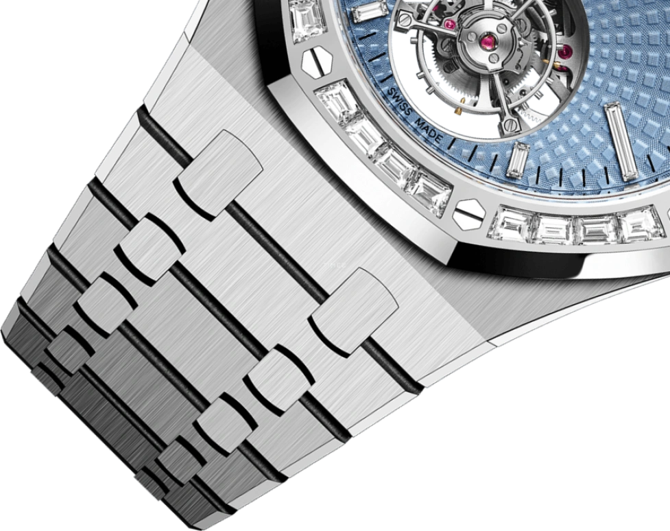 Audemars Piguet,Royal Oak 41mm,41mm,Platinum,Blue,Automatic,Tourbillon,65hours,El Ozo,26535PT,26535PT.ZZ.1220PT.01