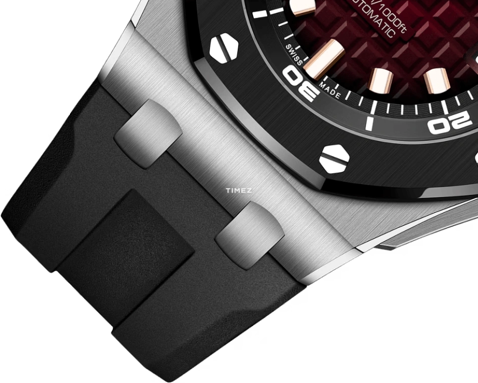 Audemars Piguet,Royal Oak Offshore 42mm,42mm,White Gold,Red,Automatic,Day,60hours,15720CN,15720CN.OO.A002CA.02