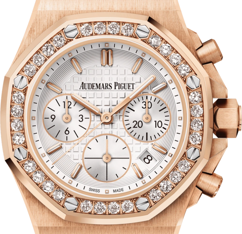 Audemars Piguet,Royal Oak 37mm,37mm,Rose Gold,Rose,Silver,Silver White,Automatic,Chronograph,Day,26231OR,26231OR.ZZ.D010CA.01