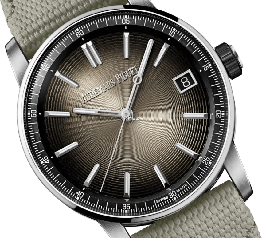 Audemars Piguet,CODE 11.59 41mm,41mm,Ceramic,Stainless Steel,Cream,Gradient,Automatic,Day,70hours,15210QT,15210QT.OO.A064KB.01