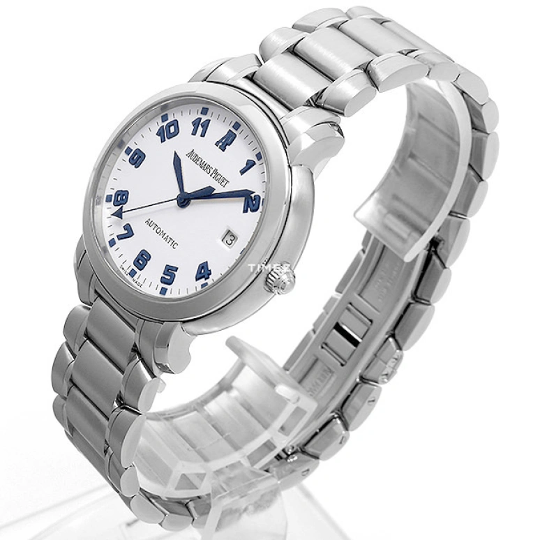 Audemars Piguet,Millenary 38mm,38mm,Stainless Steel,White,Automatic,Day,40hours,15049ST,15049ST.OO.1136ST.02
