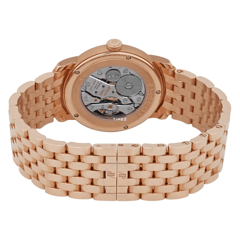 Audemars Piguet,Jules Audemars 33mm,33mm,Rose Gold,Rose,Silver,Handwound,48hours,In-house Caliber,77251OR,77251OR.ZZ.1270OR.01