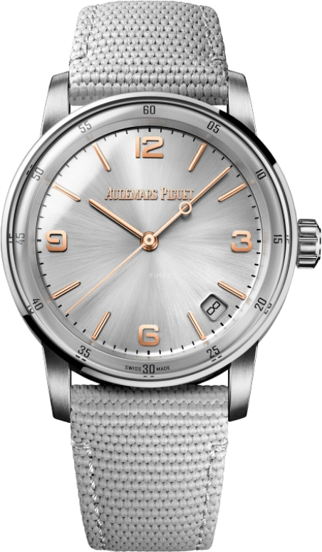 Audemars Piguet,CODE 11.59 41mm,41mm,Pink Gold,White Gold,Silver,Automatic,Day,70hours,15210CR,15210CR.OO.A008KB.01