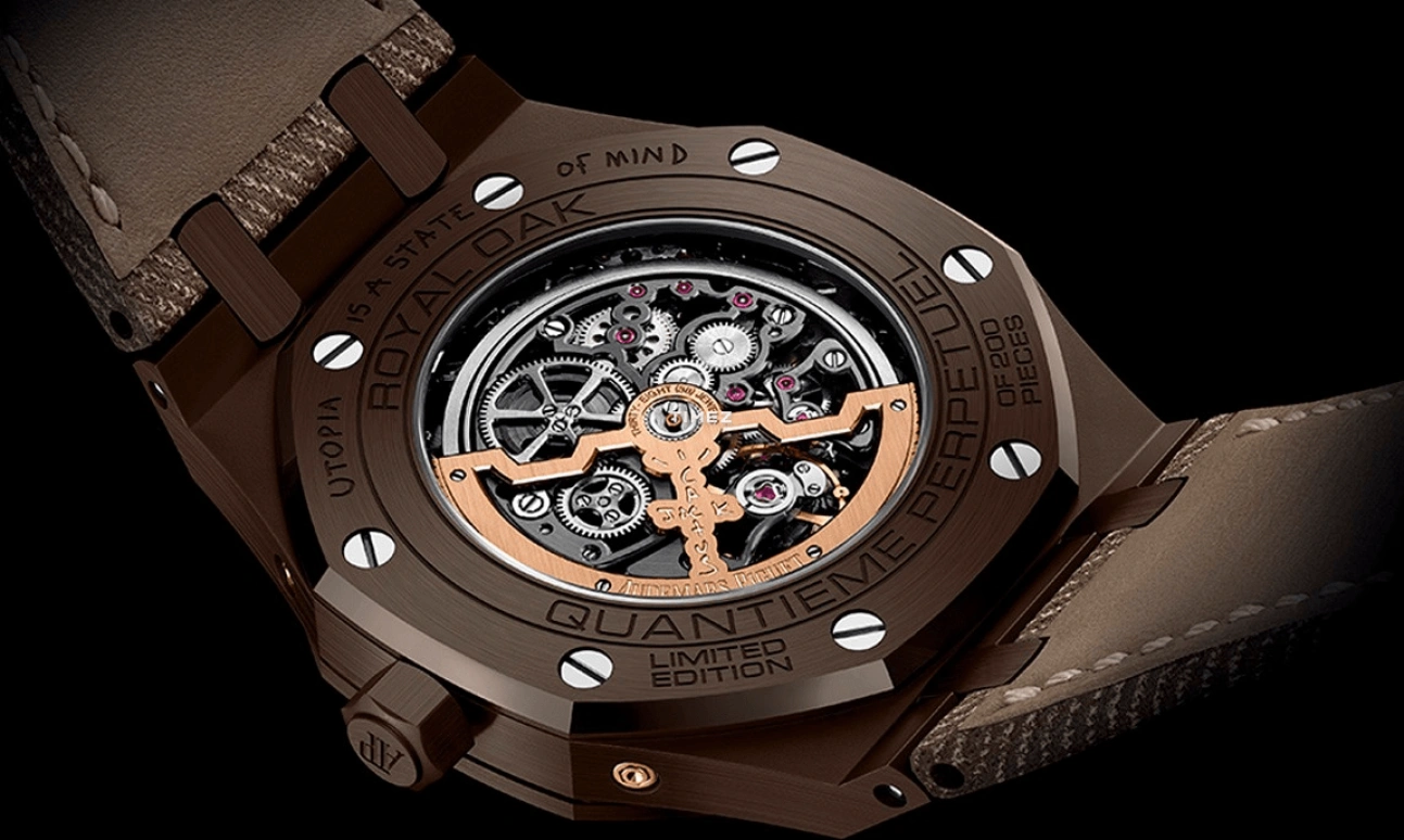 Audemars Piguet,Royal Oak 41mm,41mm,Ceramic,Skeleton,Automatic,Moonphase,Perpetual Calendar,Leap Year,Month,40hours,In-house Caliber,Zlatan Ibrahimović,Metro Boomin,Lionel Messi,La Pulga,26585CM,26585CM.OO.D301VE.01