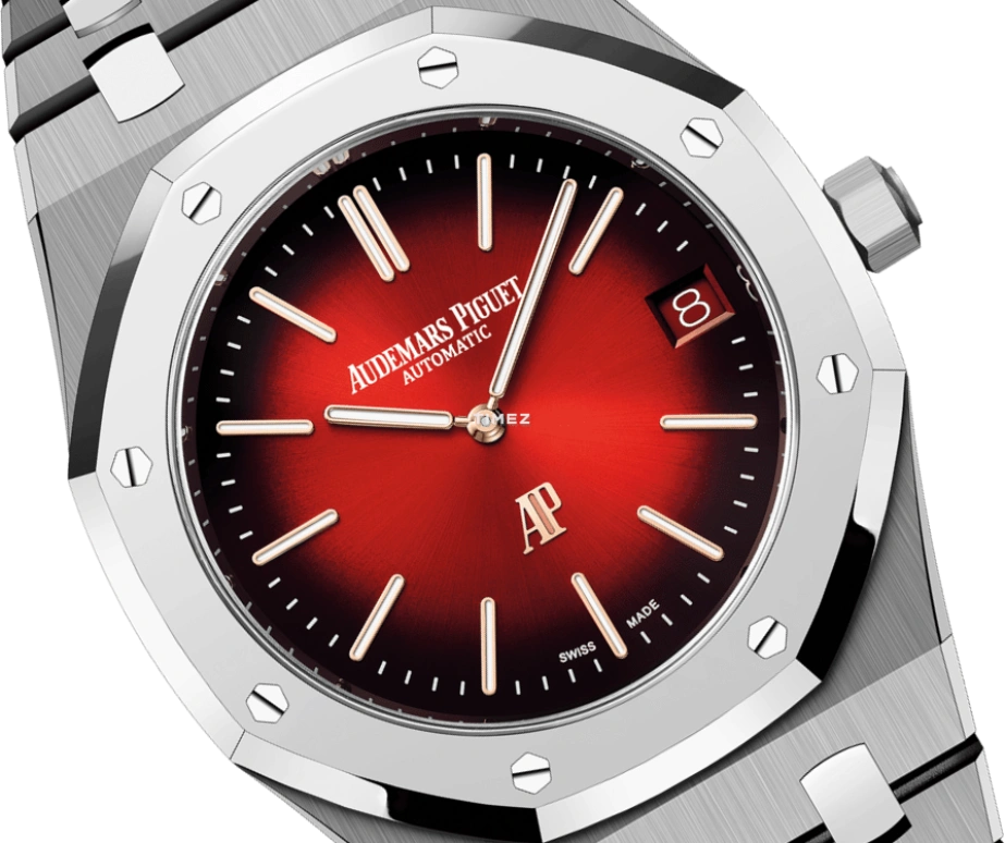 Audemars Piguet,Royal Oak 39mm,39mm,Titanium,Wine Red,Gradient,Automatic,Day,55hours,Chocolate Droppa,Kevin Hart,Lil Kev,16202XT,16202XT.OO.1240XT.01