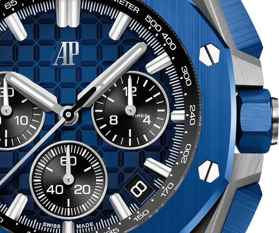 Audemars Piguet,Royal Oak Offshore 43mm,43mm,Ceramic,Blue,Automatic,Chronograph,Day,Flyback,Ryan Garcia,26420CE,26420CE.OO.A043VE.01