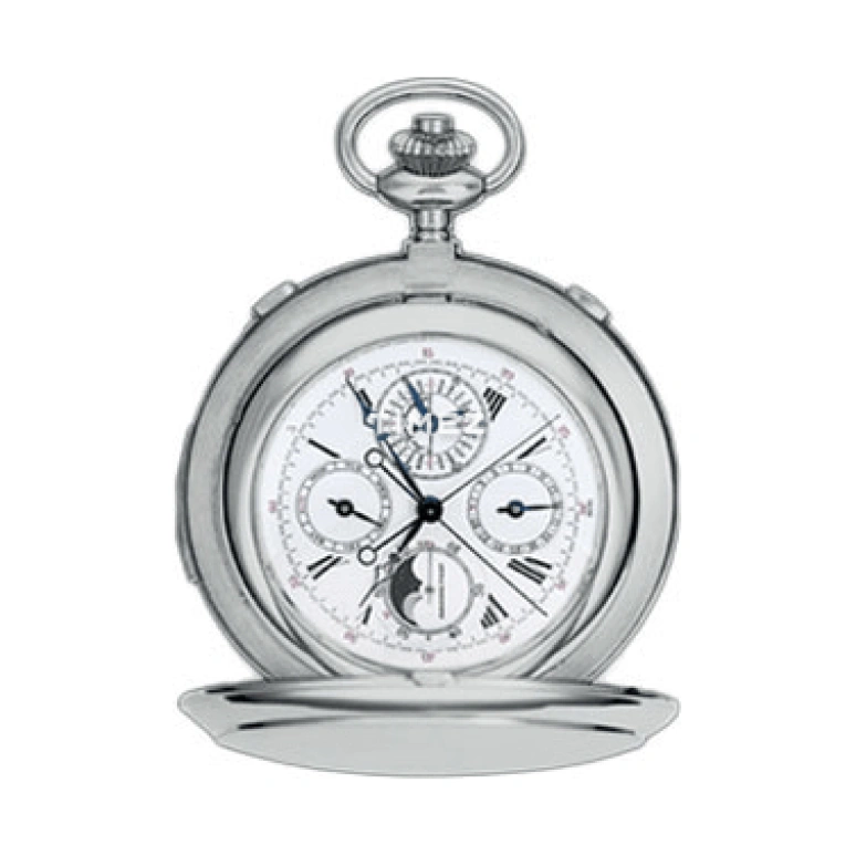 Audemars Piguet,Classique 59mm,59mm,Platinum,White,Handwound,Moonphase,Perpetual Calendar,Month,Date,Round,25712PT,25712PT.OO.0000XX.01