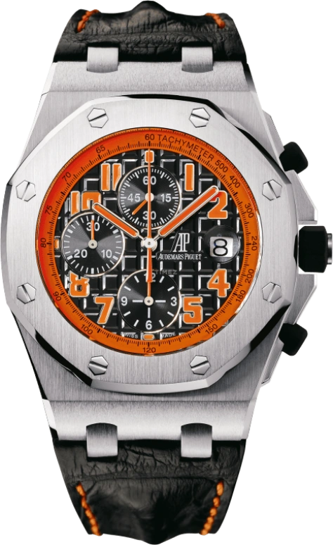 Audemars Piguet,Royal Oak Offshore 42mm,42mm,Stainless Steel,Black,Automatic,Chronograph,Day,26170ST,26170ST.OO.D101CR.01