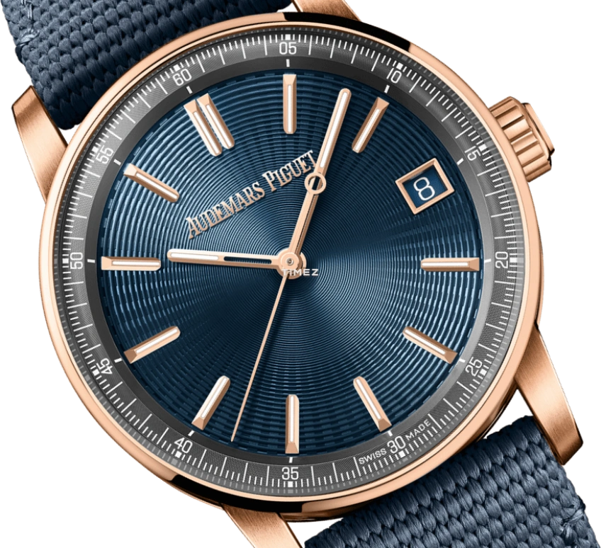 Audemars Piguet,CODE 11.59 41mm,41mm,Rose Gold,Blue,Automatic,Day,70hours,15210OR,15210OR.OO.A348KB.01