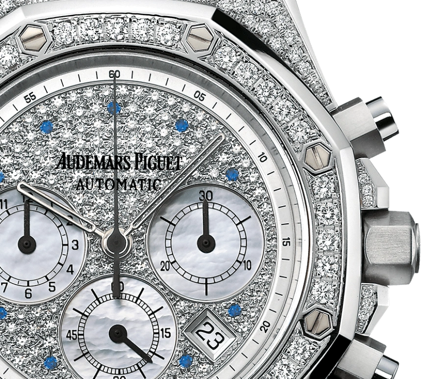 Audemars Piguet,Royal Oak 39mm,39mm,White Gold,Silver,Automatic,Chronograph,Day,26068BC,26068BC.ZZ.D002CR.01