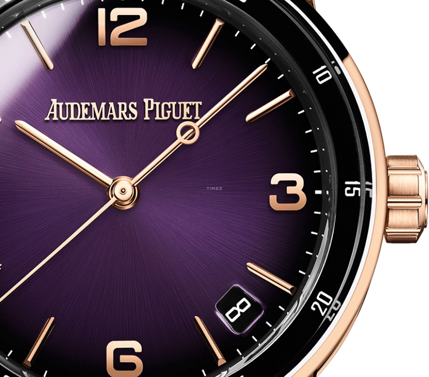 Audemars Piguet,CODE 11.59 41mm,41mm,Pink Gold,Purple,Automatic,Day,70hours,15210OR,15210OR.OO.A002KB.02