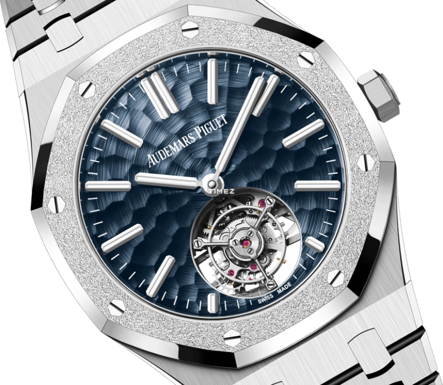 Audemars Piguet,Royal Oak 41mm,41mm,White Gold,Blue,Automatic,Tourbillon,65hours,26730BC,26730BC.GG.1320BC.01