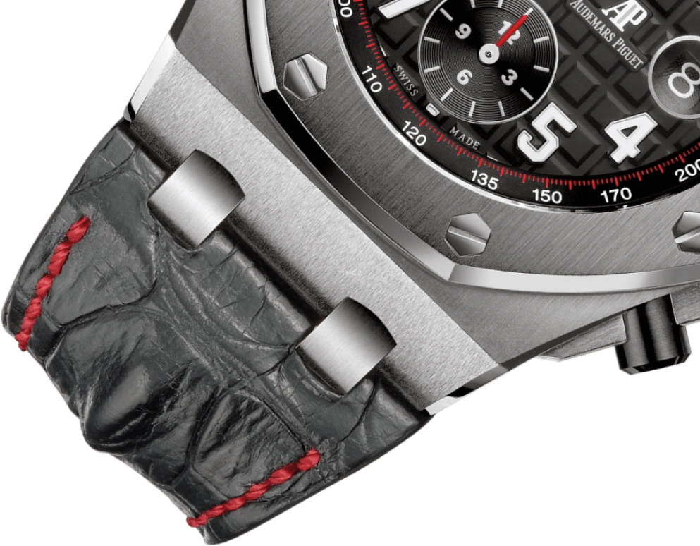 Audemars Piguet,Royal Oak Offshore 42mm,42mm,Ceramic,Stainless Steel,Black,Automatic,Chronograph,Day,26470ST,26470ST.OO.A101CR.01