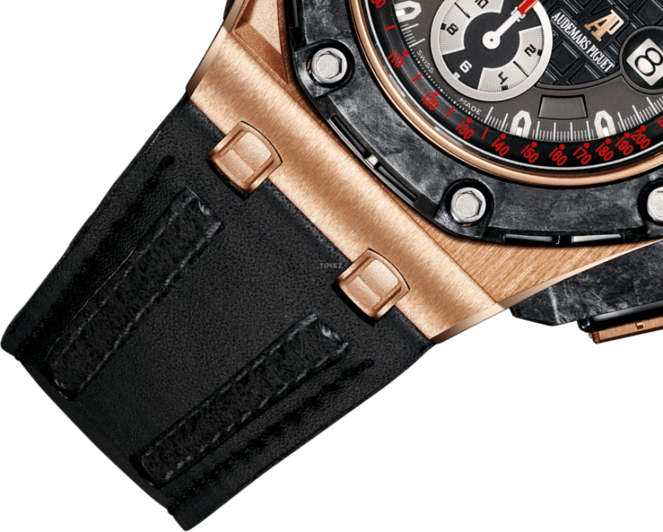 Audemars Piguet,Royal Oak Offshore 44mm,44mm,Pink Gold,Titanium,Ceramic,Carbon,Black,Automatic,Chronograph,Day,26290RO,26290RO.OO.A001VE.01