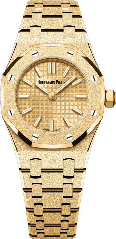 Audemars Piguet,Royal Oak 23mm,23mm,Yellow Gold,Gold,Quartz,In-house Caliber,Sapphire,Crystal Glass,67630BA,67630BA.GG.1312BA.01-C