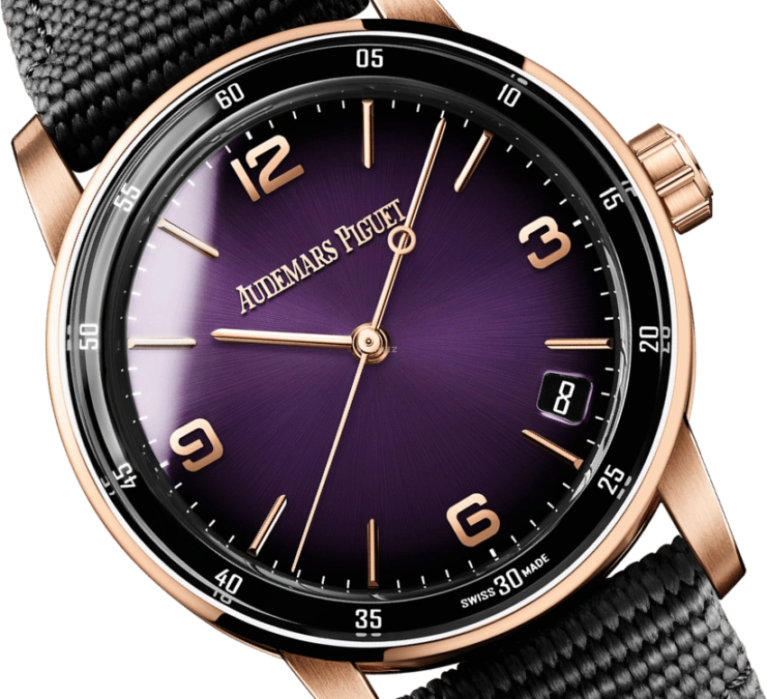 Audemars Piguet,CODE 11.59 41mm,41mm,Pink Gold,Purple,Automatic,Day,70hours,15210OR,15210OR.OO.A002KB.02