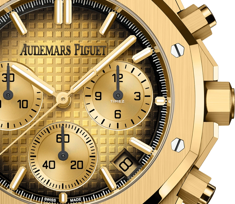 Audemars Piguet,Royal Oak 41mm,41mm,Yellow Gold,Gold,Automatic,Chronograph,Day,26240BA,26240BA.OO.1320BA.02