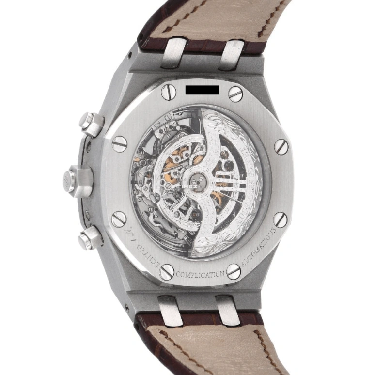 Audemars Piguet,Royal Oak 44mm,44mm,Stainless Steel,White,Automatic,Chronograph,Moonphase,Perpetual Calendar,Month,45hours,In-house Caliber,26065ST,26065ST.OO.D088CR.01
