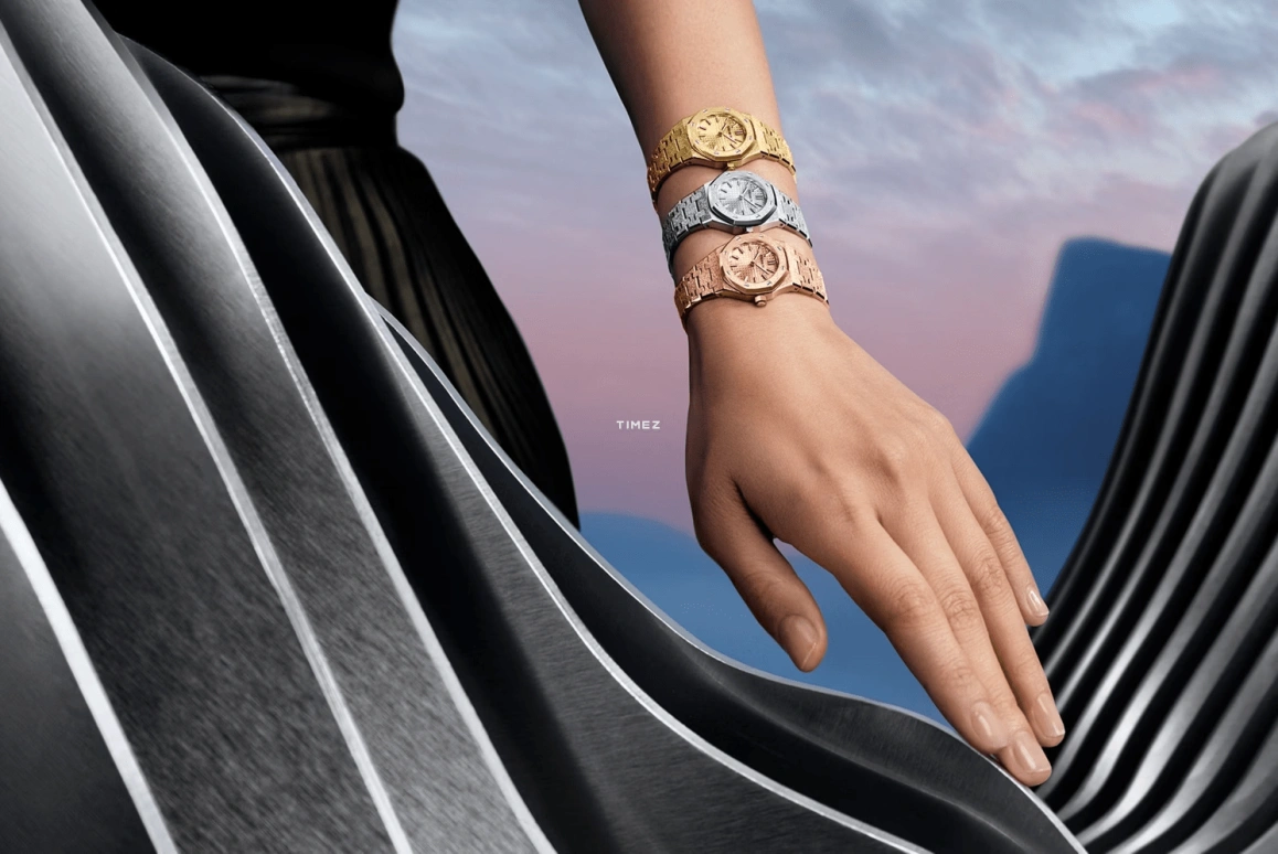 Audemars Piguet,Royal Oak 23mm,23mm,White Gold,Silver,Quartz,In-house Caliber,Sapphire,67630BC,67630BC.GG.1312BC.01-C