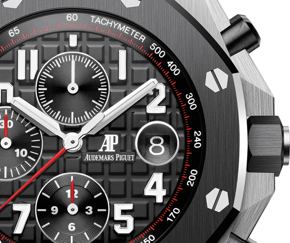 Audemars Piguet,Royal Oak Offshore 42mm,42mm,Ceramic,Stainless Steel,Black,Automatic,Chronograph,Day,26470SO,26470SO.OO.A002CA.01