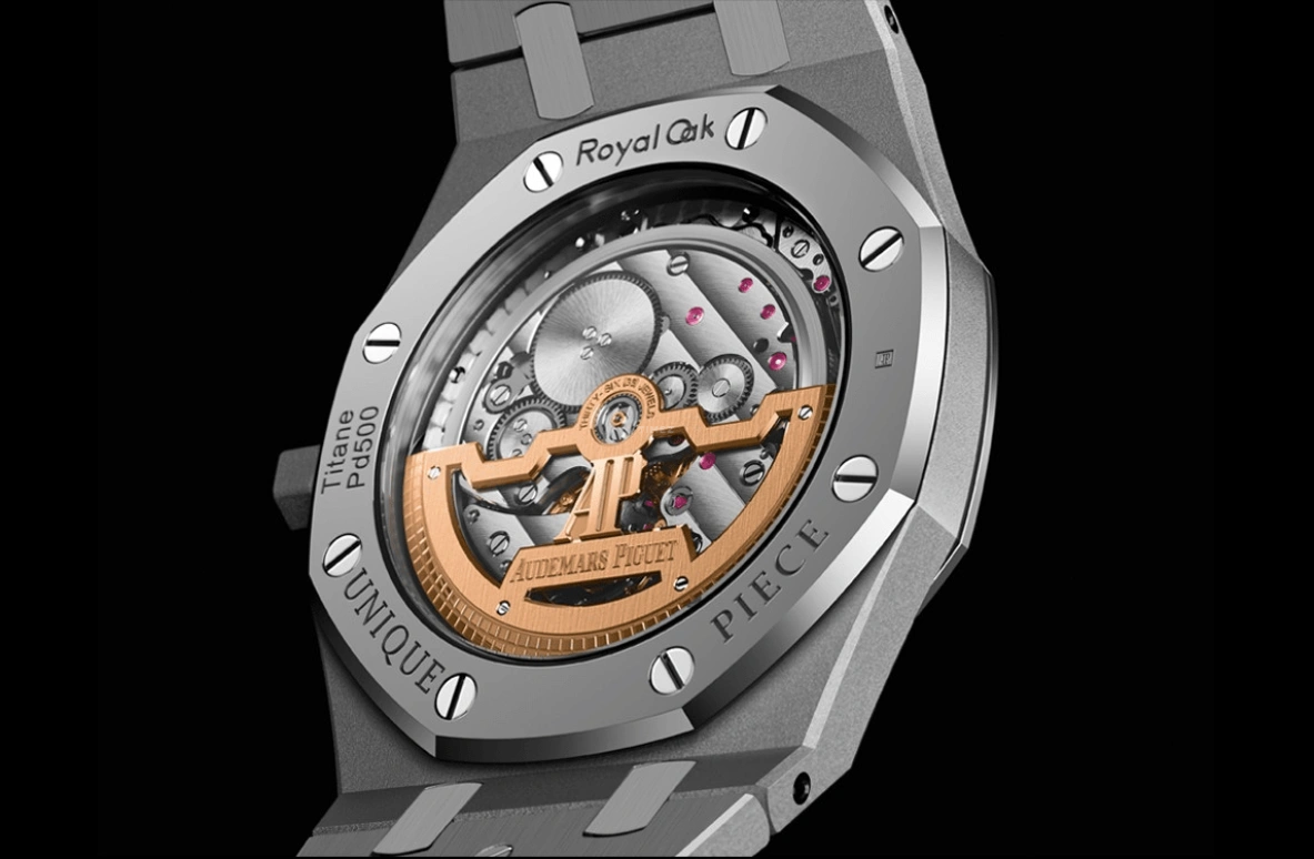 Audemars Piguet,Royal Oak 39mm,39mm,Titanium,BMG,Grey,Automatic,Day,40hours,15202XT,15202XT.GG.1240XT.99