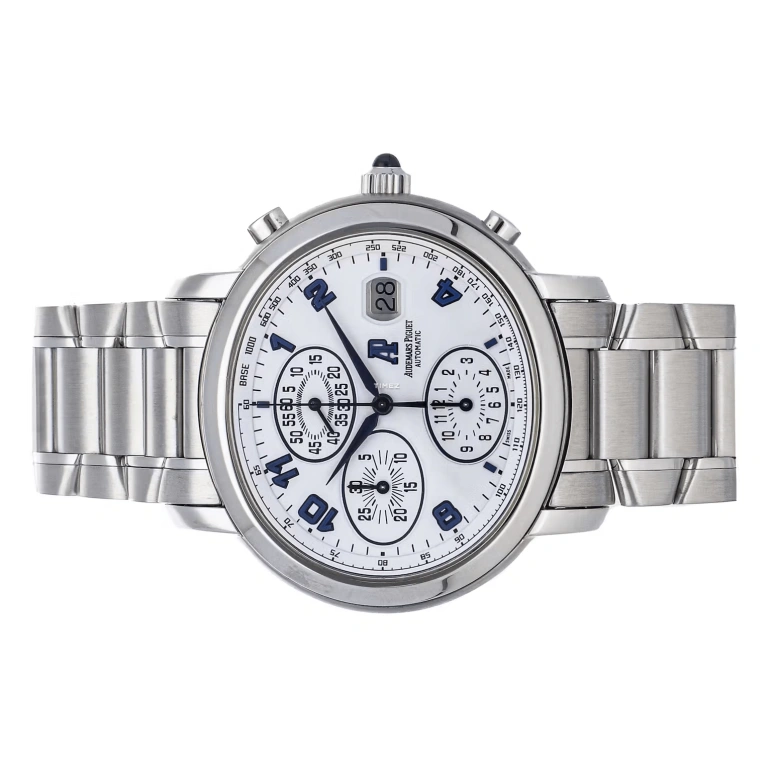 Audemars Piguet,Jules Audemars 38mm,38mm,Stainless Steel,White,Automatic,Chronograph,Day,25897ST,25897ST.OO.1136ST.01