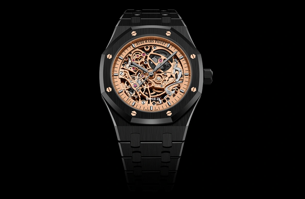 Audemars Piguet,Royal Oak 41mm,41mm,Ceramic,Rose Gold,Automatic,Double Balance,45hours,Chocolate Droppa,Kevin Hart,Lil Kev,15416CE,15416CE.OO.1225CE.02