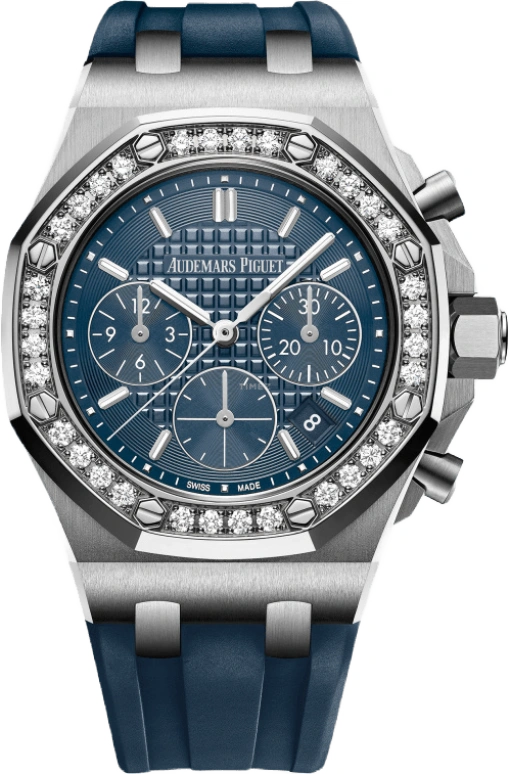 Audemars Piguet,Royal Oak Offshore 37mm,37mm,Stainless Steel,Blue,Automatic,Chronograph,Day,26231ST,26231ST.ZZ.D027CA.01
