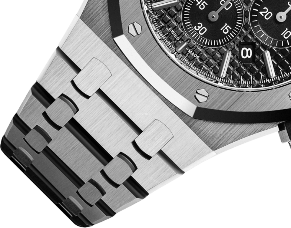 Audemars Piguet,Royal Oak 41mm,41mm,Stainless Steel,Black,Automatic,Chronograph,Day,26320ST,26320ST.OO.1220ST.01