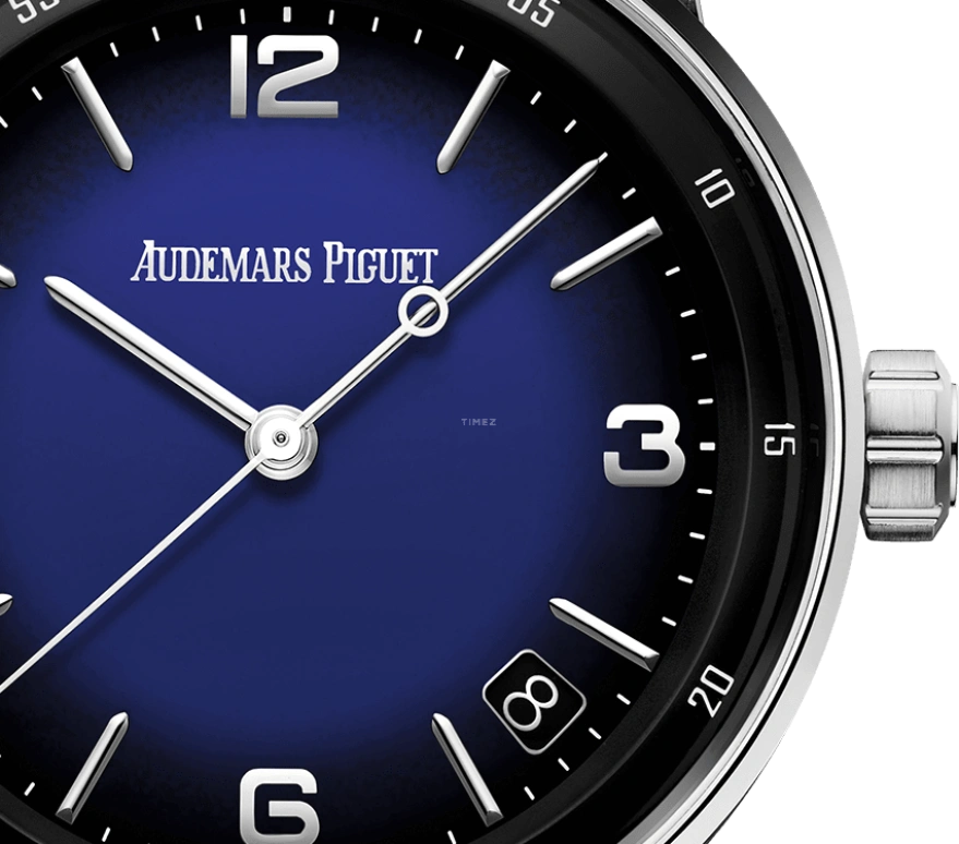 Audemars Piguet,CODE 11.59 41mm,41mm,White Gold,Blue,Automatic,Day,70hours,15210BC,15210BC.OO.A321CR.99