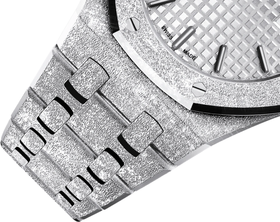 Audemars Piguet,Royal Oak 33mm,33mm,White Gold,Silver,White,Silver White,Quartz,Day,In-house Caliber,67653BC,67653BC.GG.1263BC.01