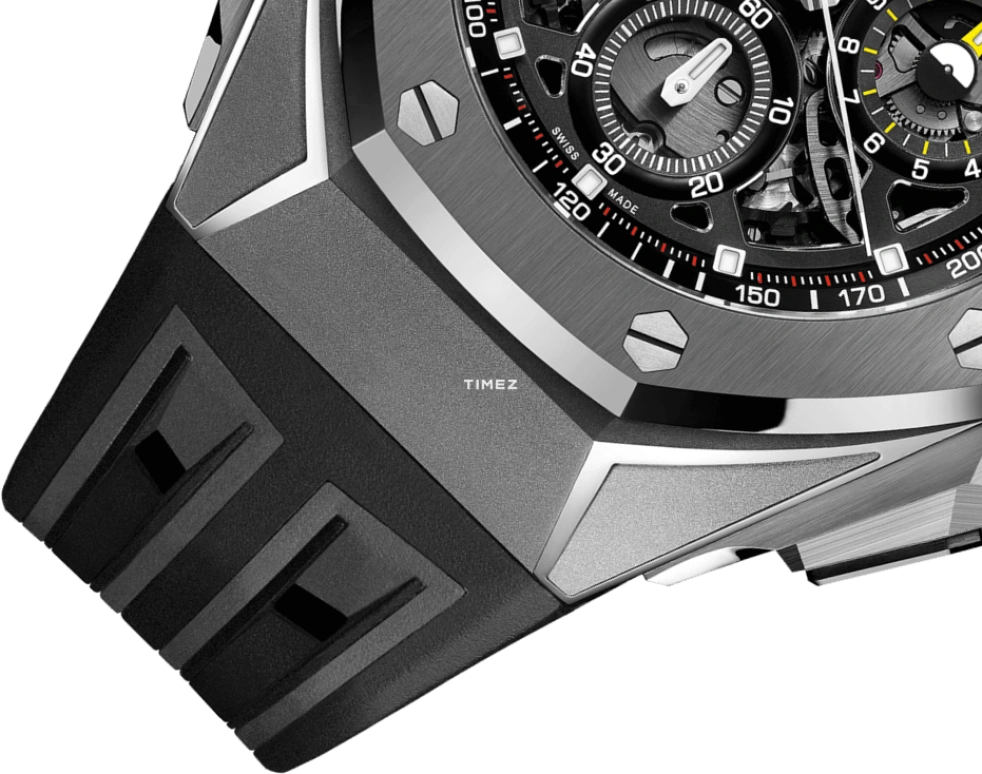 Audemars Piguet,Royal Oak Concept 43mm,43mm,Titanium,Black,Skeleton,Automatic,Chronograph,Rattrapante,Big Date,26650TI,26650TI.OO.D013CA.01