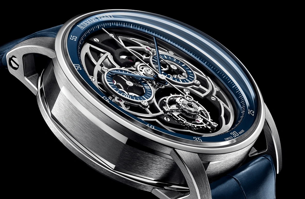 Audemars Piguet,CODE 11.59 41mm,41mm,White Gold,Skeleton,Automatic,Chronograph,Tourbillon,Flyback,26399BC,26399BC.OO.D321CR.01