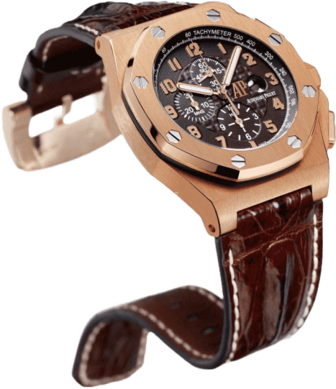 Audemars Piguet,Royal Oak Offshore 48mm,48mm,Pink Gold,Black,Automatic,Chronograph,Day,26159OR,26159OR.OO.A801CR.01