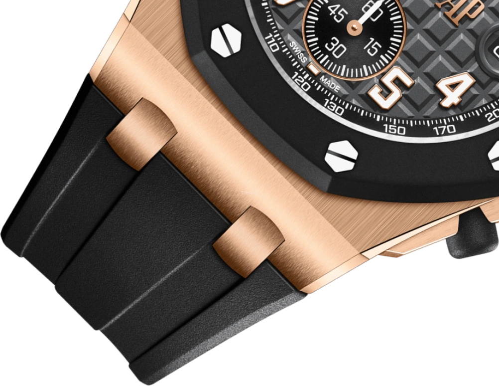 Audemars Piguet,Royal Oak Offshore 42mm,42mm,Rose Gold,Rose,Black,Automatic,Chronograph,Day,26238OK,26238OK.OO.A002CA.01