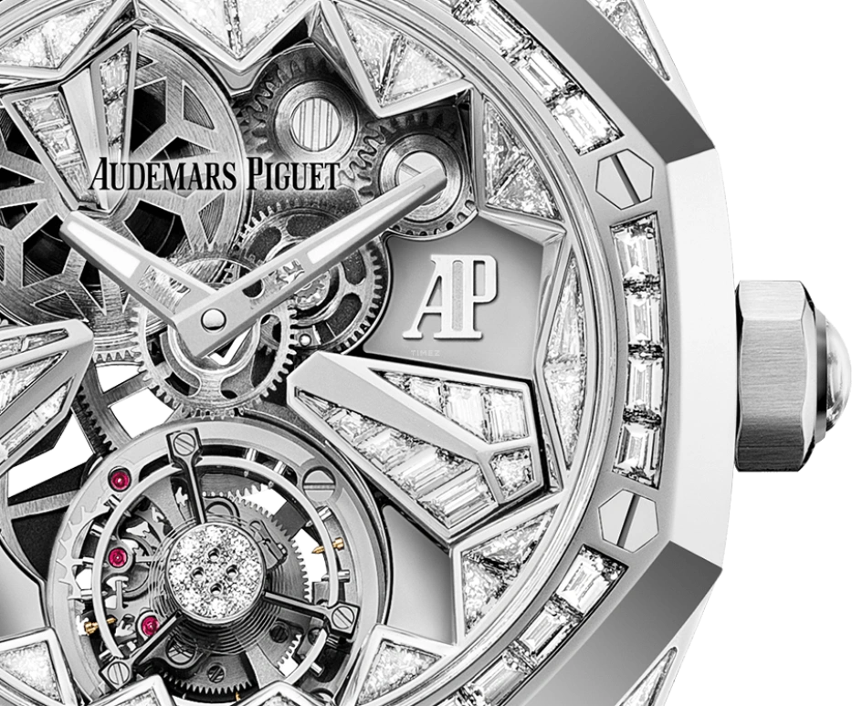 Audemars Piguet,Royal Oak Concept 38.50mm,38.50mm,White Gold,Skeleton,Silver,Handwound,Tourbillon,72hours,26228BC,26228BC.ZZ.D011CR.01