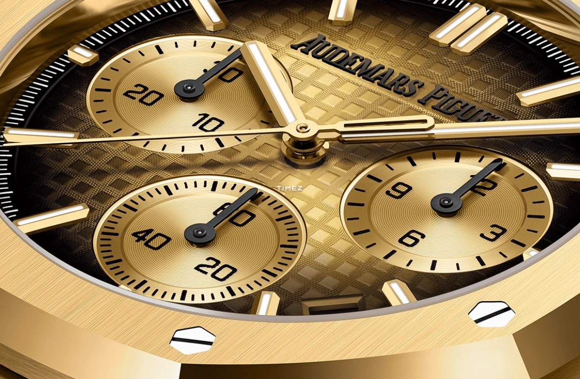 Audemars Piguet,Royal Oak 41mm,41mm,Yellow Gold,Gold,Automatic,Chronograph,Day,26240BA,26240BA.OO.1320BA.02