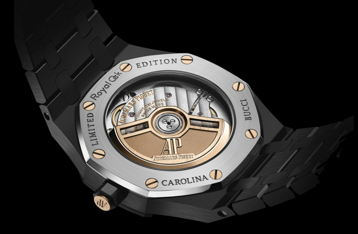 Audemars Piguet,Royal Oak 34mm,34mm,Ceramic,Rose,Rainbow,Mirror,Automatic,Day,50hours,77350CE,77350CE.OO.1266CE.02.A