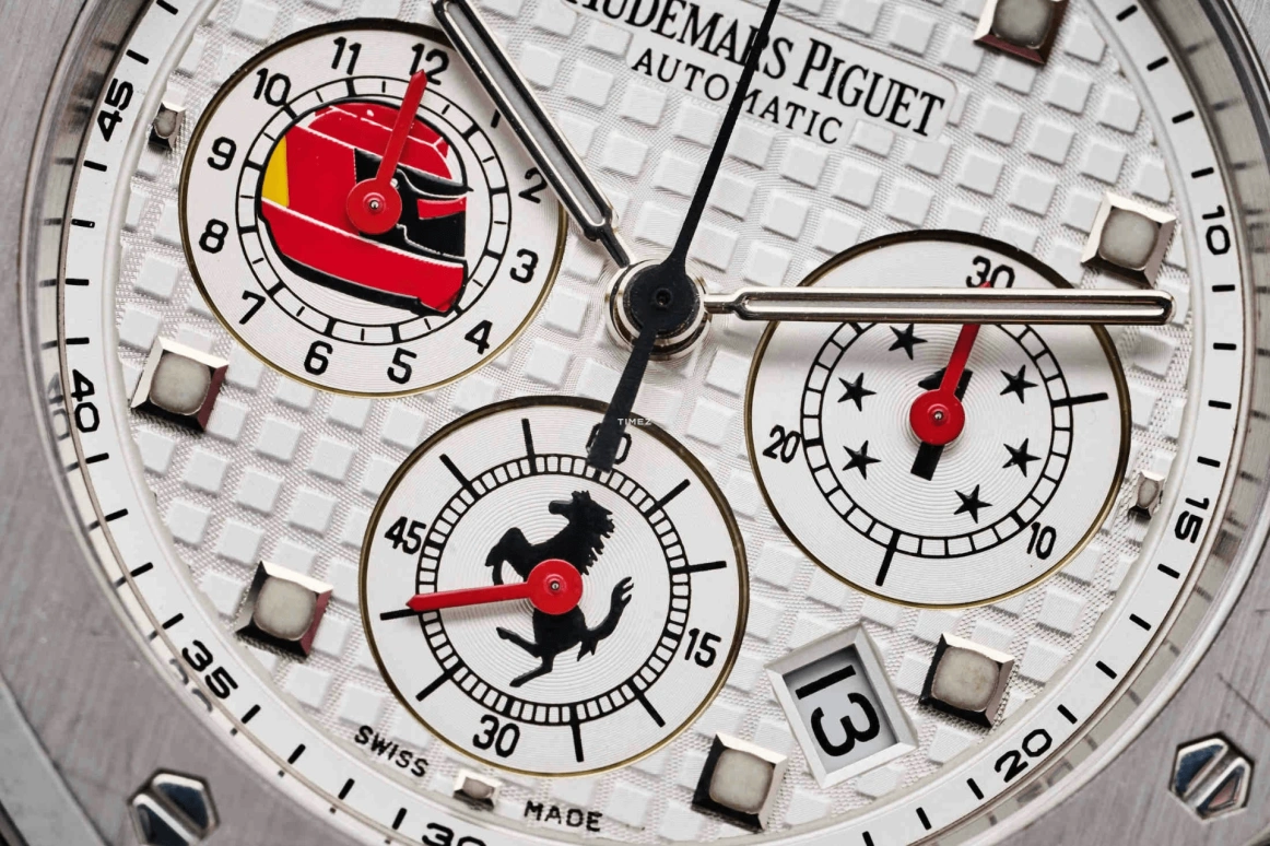 Audemars Piguet,Royal Oak ,White Gold,White,Chronograph,Sapphire,Octagon,Michael Schumacher