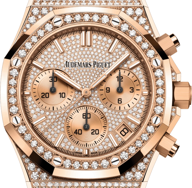 Audemars Piguet,Royal Oak 41mm,41mm,Pink Gold,Rose Gold,Automatic,Chronograph,Day,26242OR,26242OR.ZZ.1322OR.01 50th